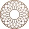 Ekena Millwork Cannes Wood Fretwork Pierced Ceiling Medallion, Walnut, 34"OD x 11 5/8"ID x 3/8"T CMWP34X34X0375CNWA - alternate 1